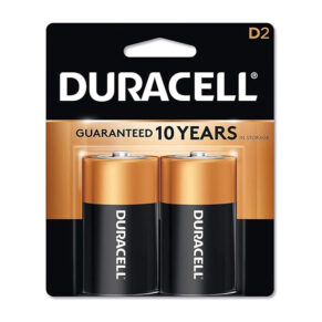 Duracell D Type 2pk