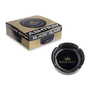 King Palm Glass Ash Tray 6ct