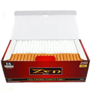 Zen Smoke 250 Cigarette Tubes 100 mm Red