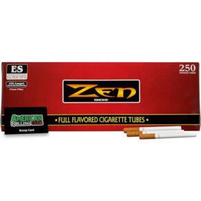 Zen Smoke 250 Cigarette Tubes King Size Red