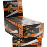 Zig-Zag Ultra Thin Cones 1 1/4, 6 pack 24 ct