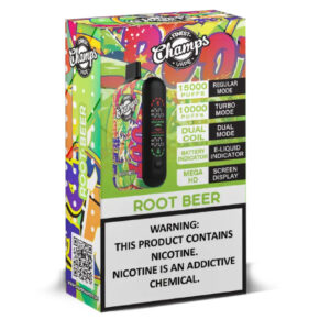 Champs Vape Root Beer (15000 – 10000 Puffs) Dual Coil