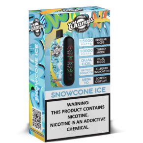 Champs Vape Snowcone Ice (15000 – 10000 Puffs) Dual Coil