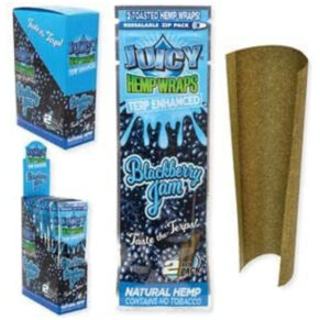 Juicy Hemp Wraps 2pk Blackberry