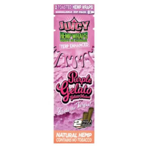 Juicy Hemp Wraps 2pk Purple Gelato