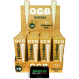 Ocb Bamboo 1 1/4 6pk Cone 32-ct