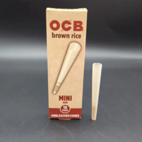 Ocb Brown Rice 10pk Mini Cone