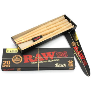 Raw Black Cone Ks 20 Cones