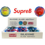 SupreB Silicon Glass Ash Tray 6ct